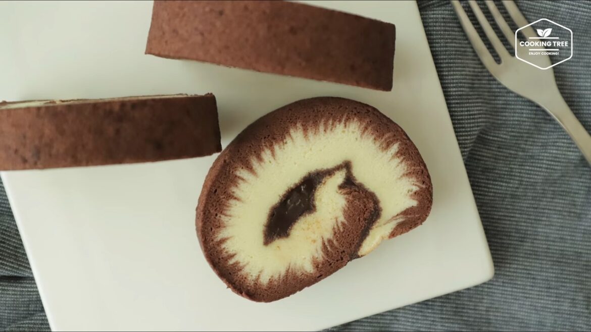 Hurricane swiss roll Chocolate roll cake Cooking tree Hurricane swiss roll Chocolate roll cake Cooking tree