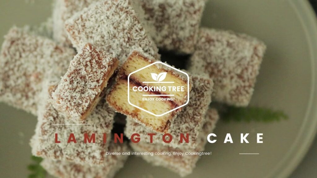 Lamington cake Recipe Cooking tree
