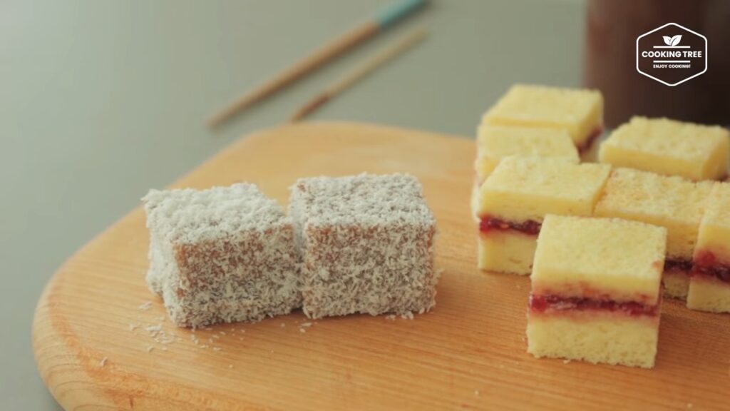 Lamington cake Recipe Cooking tree