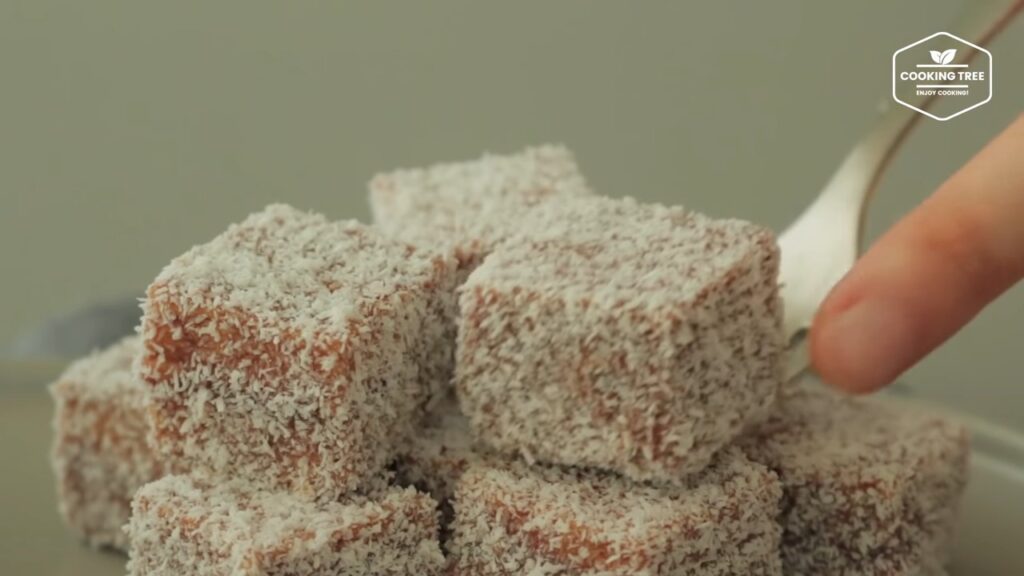 Lamington cake Recipe Cooking tree