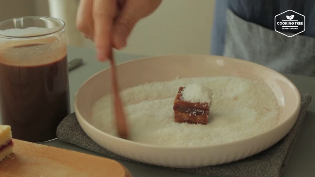 Lamington cake Recipe Cooking tree