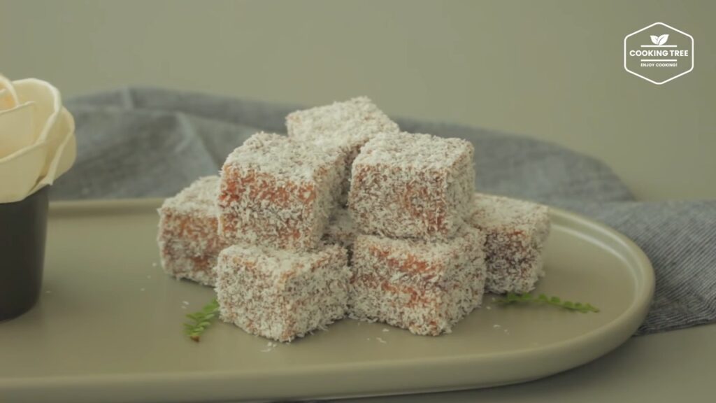 Lamington cake Recipe Cooking tree