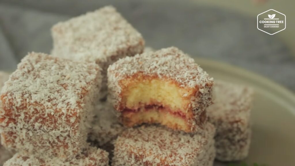 Lamington cake Recipe Cooking tree