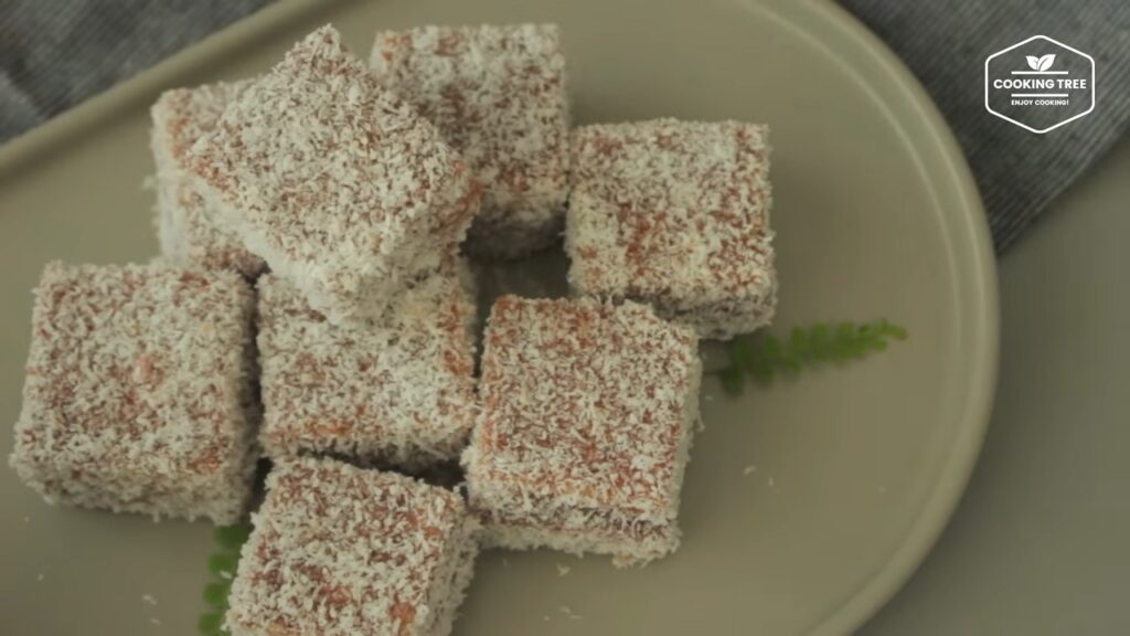 Lamington cake Recipe Cooking tree