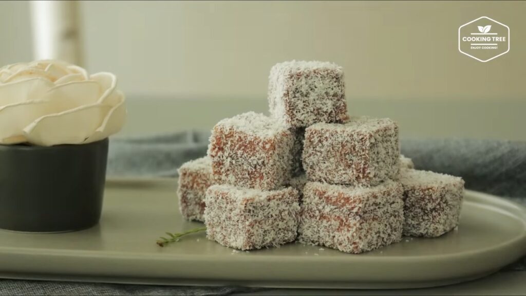 Lamington cake Recipe Cooking tree