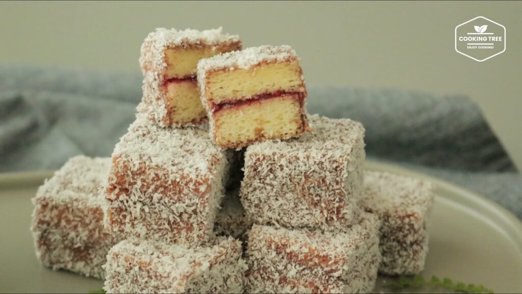 Lamington cake Recipe Cooking tree