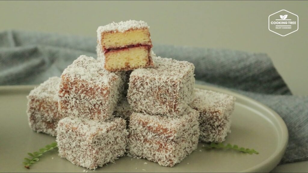 Lamington cake Recipe Cooking tree
