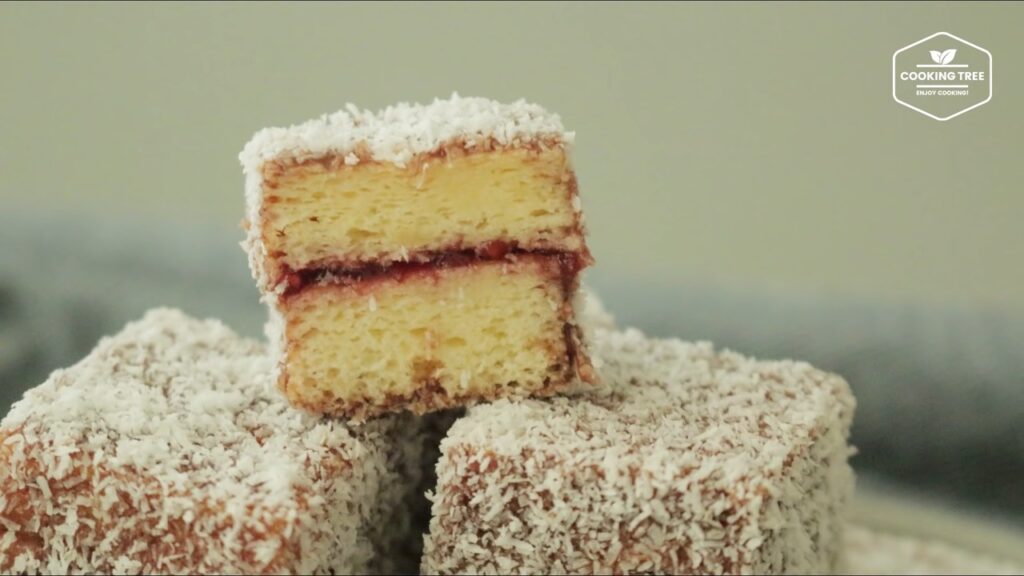 Lamington cake Recipe Cooking tree