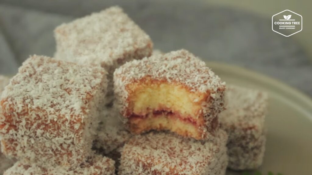 Lamington cake Recipe Cooking tree