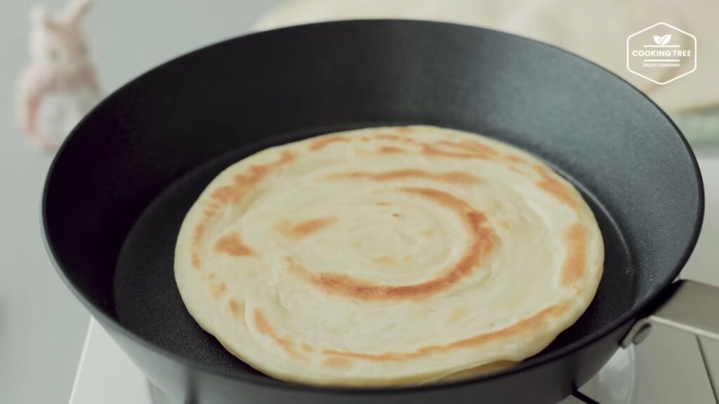 Layered Flatbread Paratha No yeast No oven Recipe Cooking tree