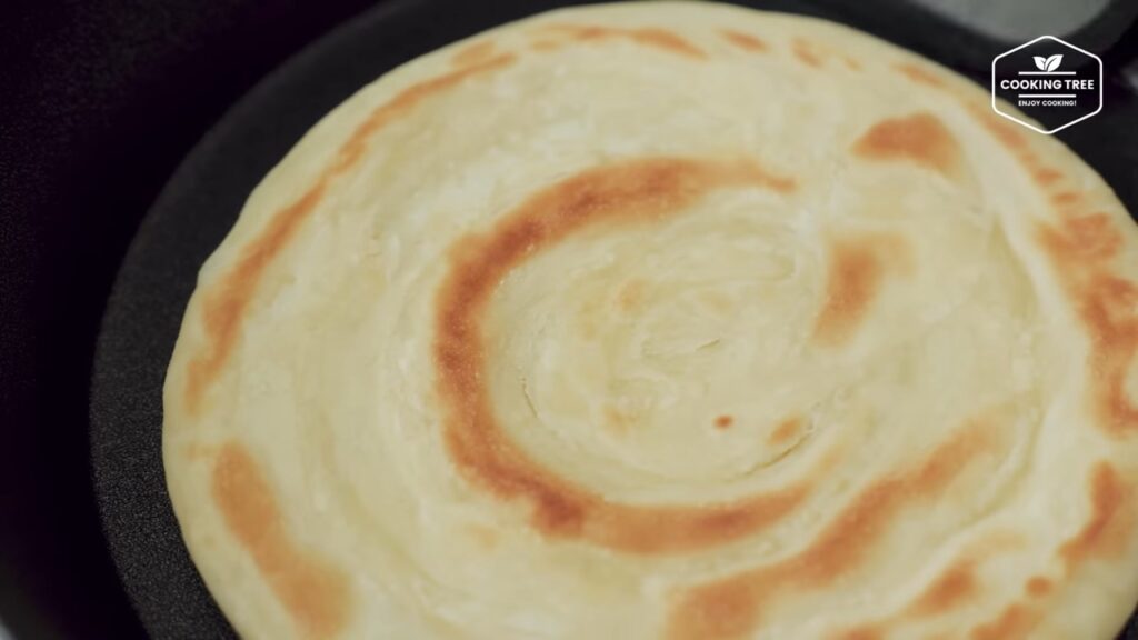 Layered Flatbread Paratha No yeast No oven Recipe Cooking tree