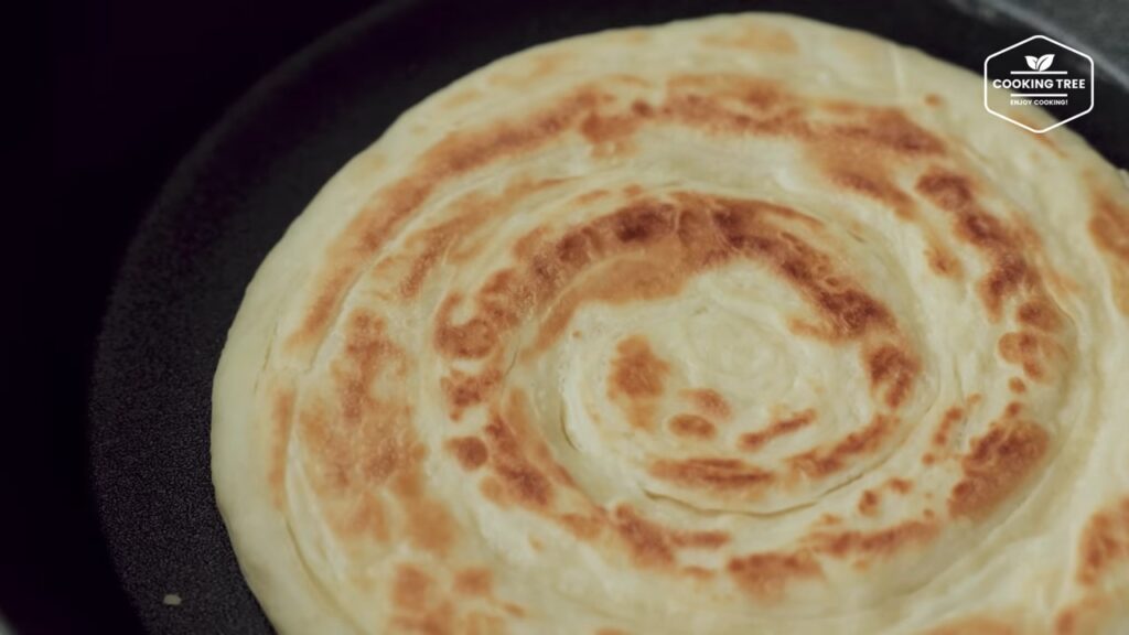 Layered Flatbread Paratha No yeast No oven Recipe Cooking tree