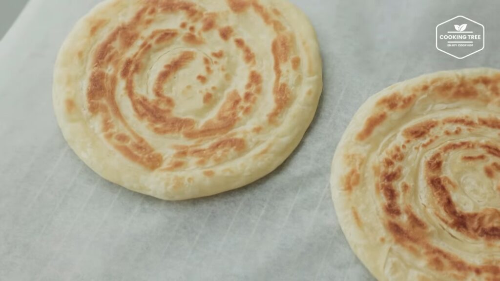 Layered Flatbread Paratha No yeast No oven Recipe Cooking tree