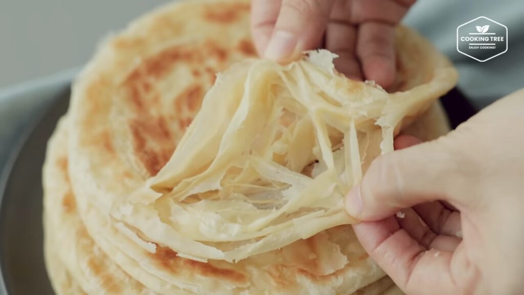 Layered Flatbread Paratha No yeast No oven Recipe Cooking tree