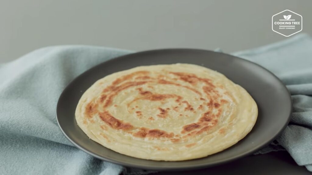 Layered Flatbread Paratha No yeast No oven Recipe Cooking tree