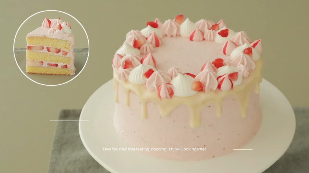 Lemon strawberry cake Recipe Cooking tree