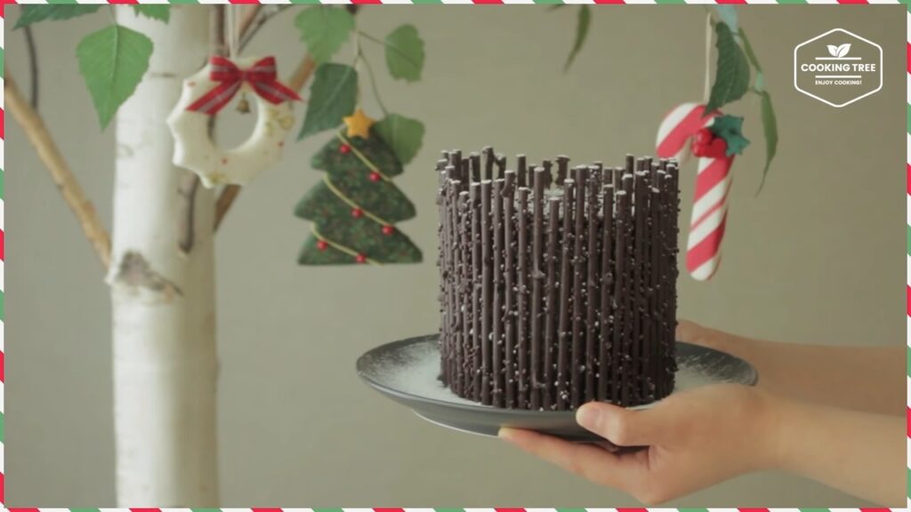 Log roll cake Tree stump cake Recipe Cooking tree