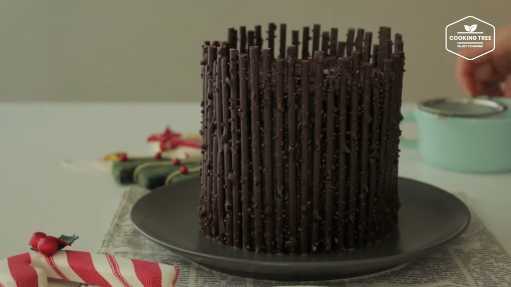 Log roll cake Tree stump cake Recipe Cooking tree