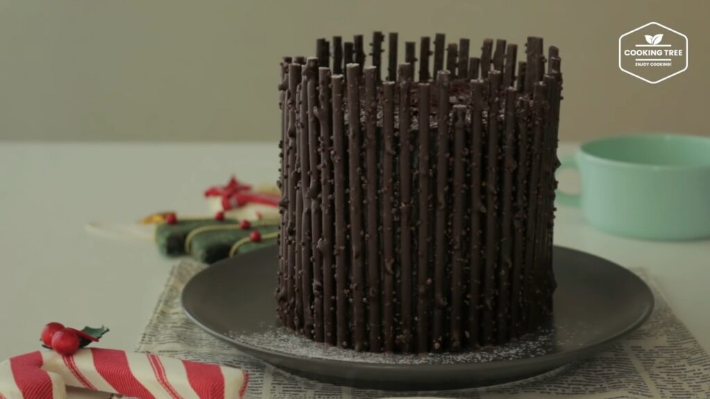 Log roll cake Tree stump cake Recipe Cooking tree