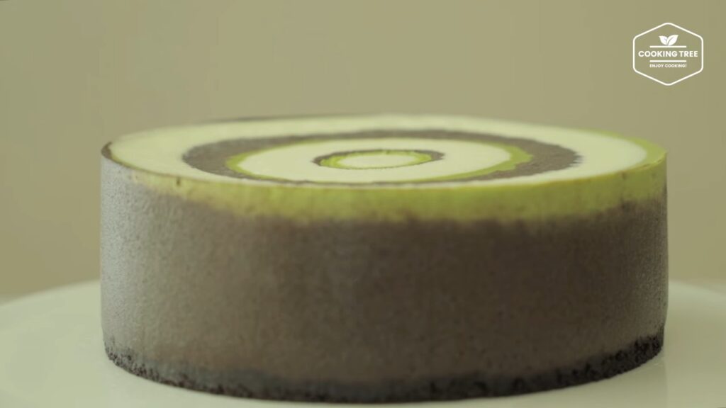 Matcha Chocolate Vanilla Zebra Cheesecake Cooking tree