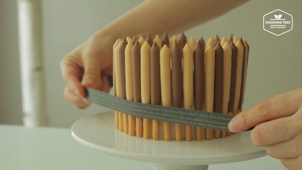 Mocha crumble pepero cake Recipe Cooking tree