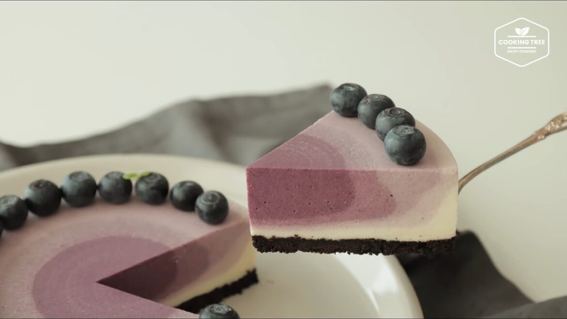 No Bake Blueberry Ripple Cheesecake Recipe Cooking tree No Bake Blueberry Ripple Cheesecake Recipe Cooking tree