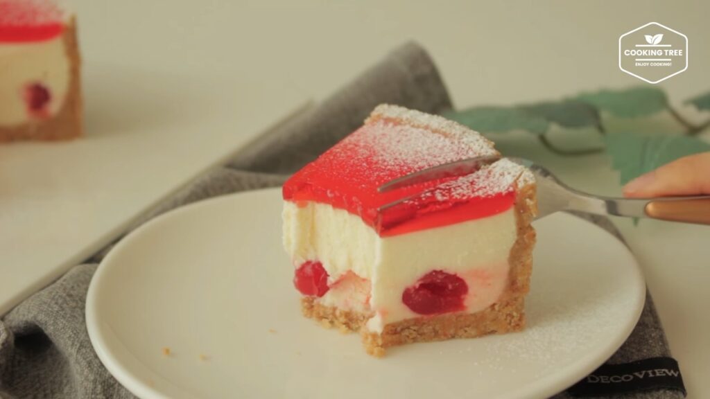 No Bake Cherry Cheesecake Recipe Cooking tree