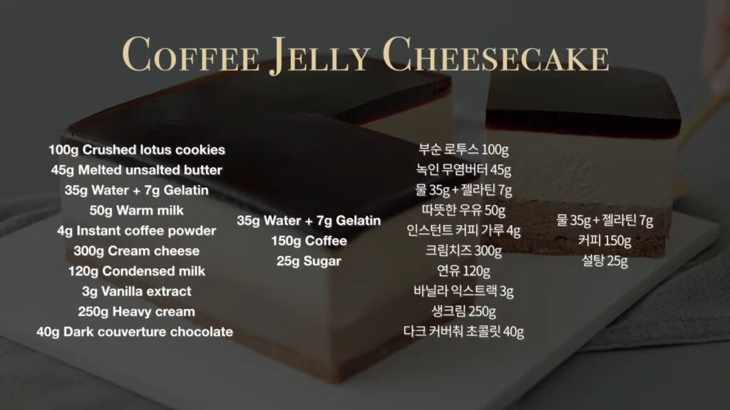 No Bake Coffee Jelly Cheesecake Recipe Cooking tree