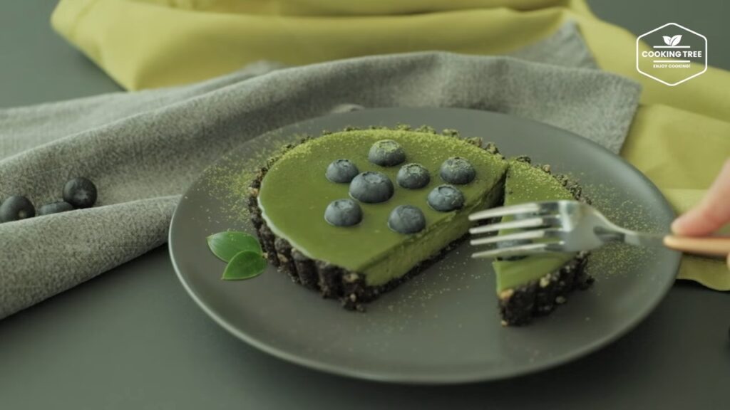 No Bake Oreo matchagreen tea tart Recipe Cooking tree