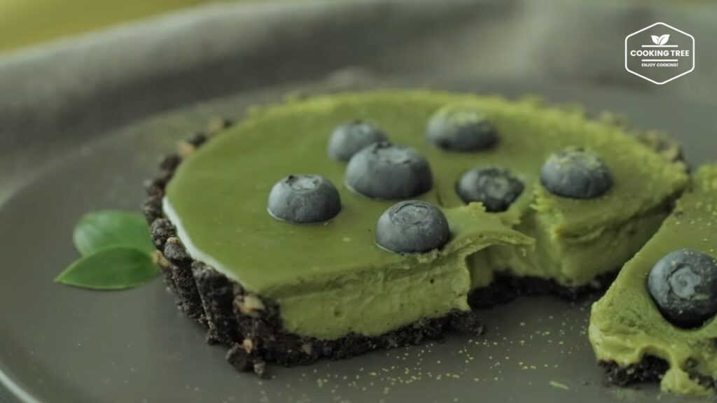 No Bake Oreo matchagreen tea tart Recipe Cooking tree