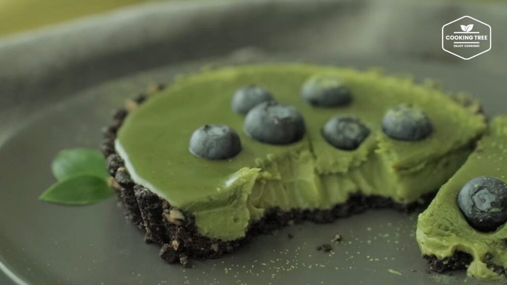 No Bake Oreo matchagreen tea tart Recipe Cooking tree