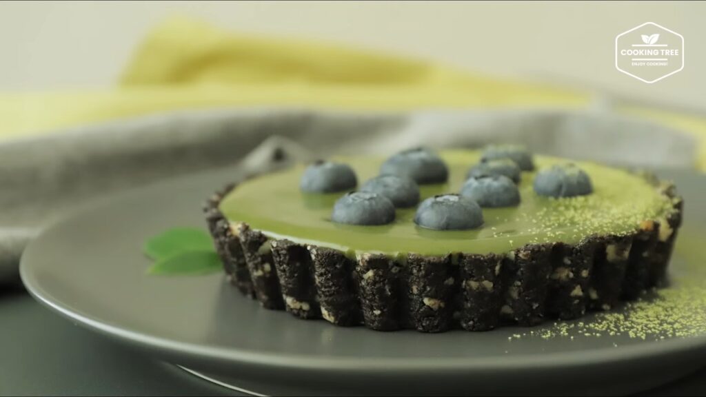 No Bake Oreo matchagreen tea tart Recipe Cooking tree