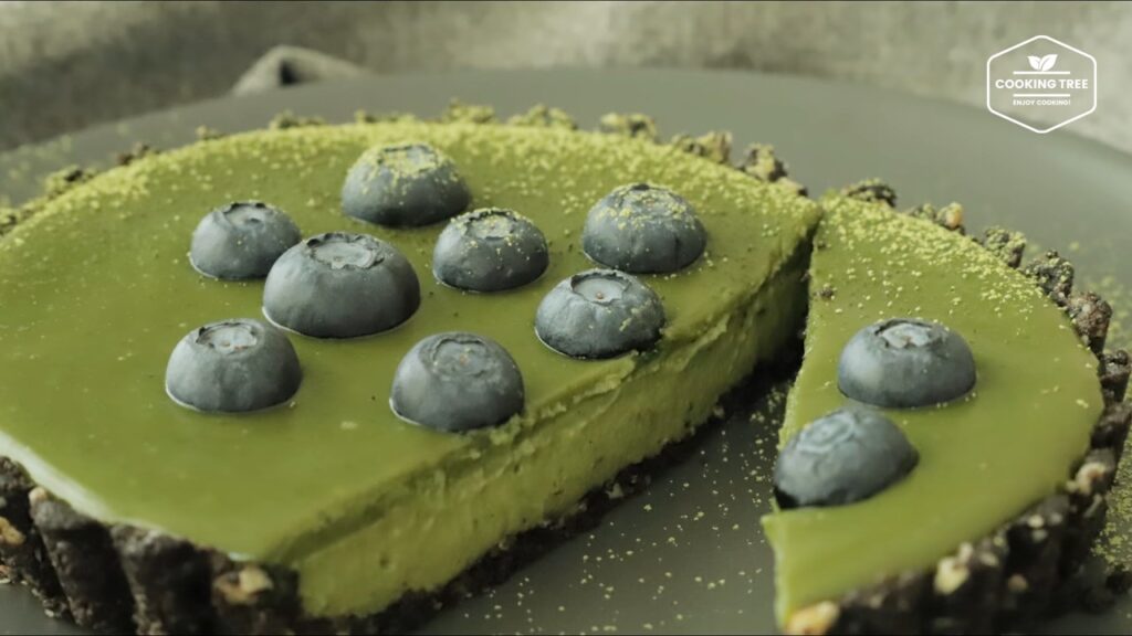 No Bake Oreo matchagreen tea tart Recipe Cooking tree