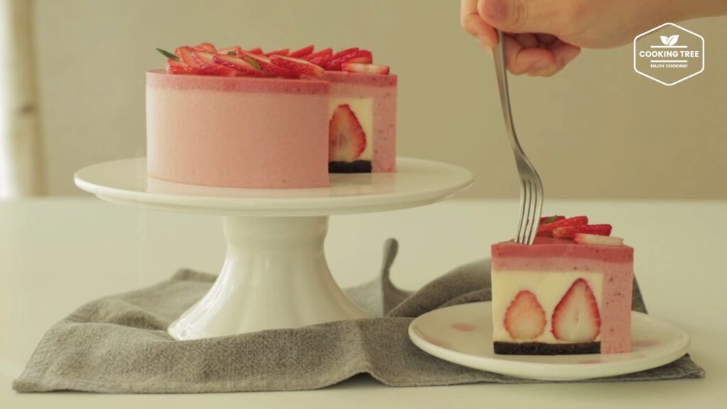 No Bake Strawberry cheesecake Recipe Cooking tree