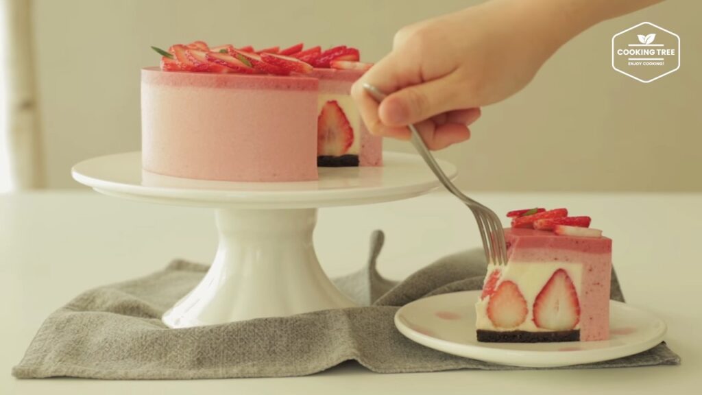 No Bake Strawberry cheesecake Recipe Cooking tree