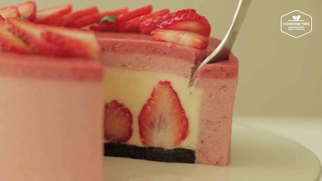 No Bake Strawberry cheesecake Recipe Cooking tree