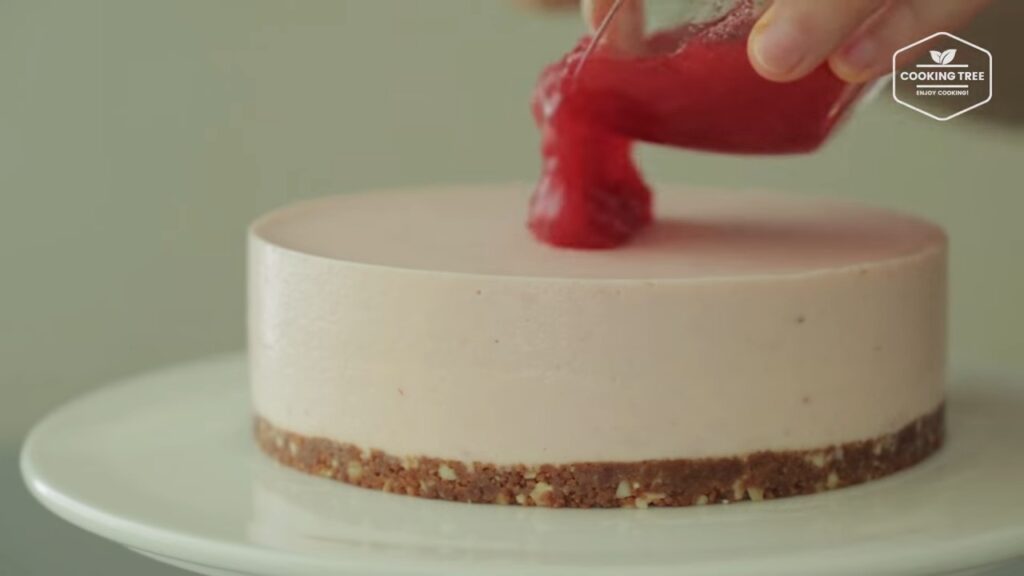 No Bake Strawberry mousse cake Recipe Cooking tree