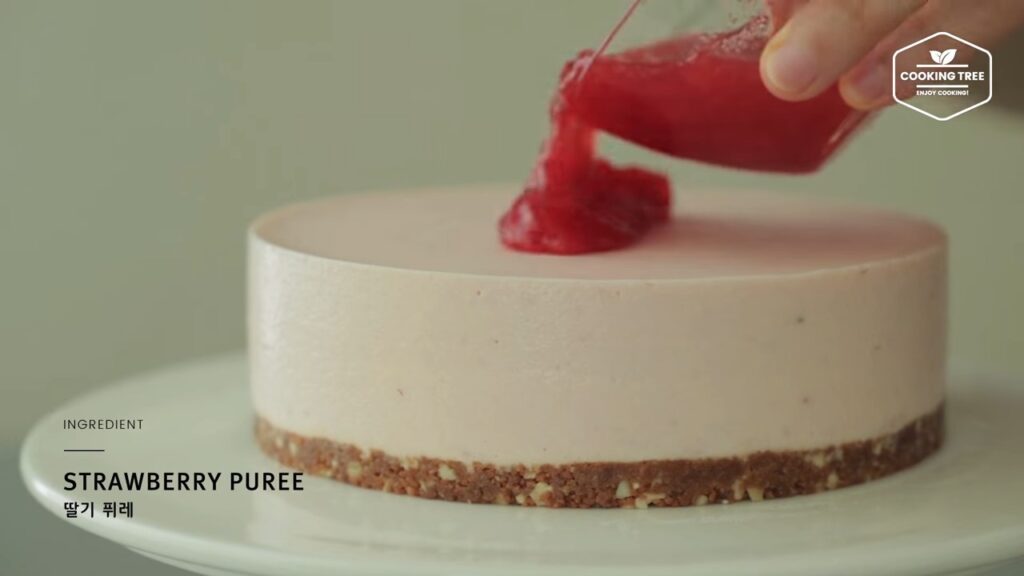 No Bake Strawberry mousse cake Recipe Cooking tree