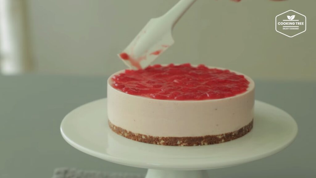 No Bake Strawberry mousse cake Recipe Cooking tree