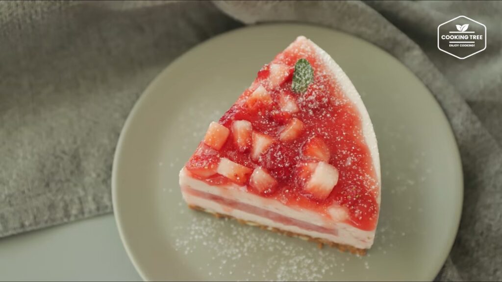 No Bake Strawberry mousse cake Recipe Cooking tree