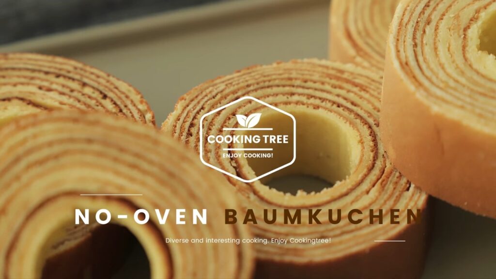 No oven Baumkuchen Tree Cake Recipe Cooking tree