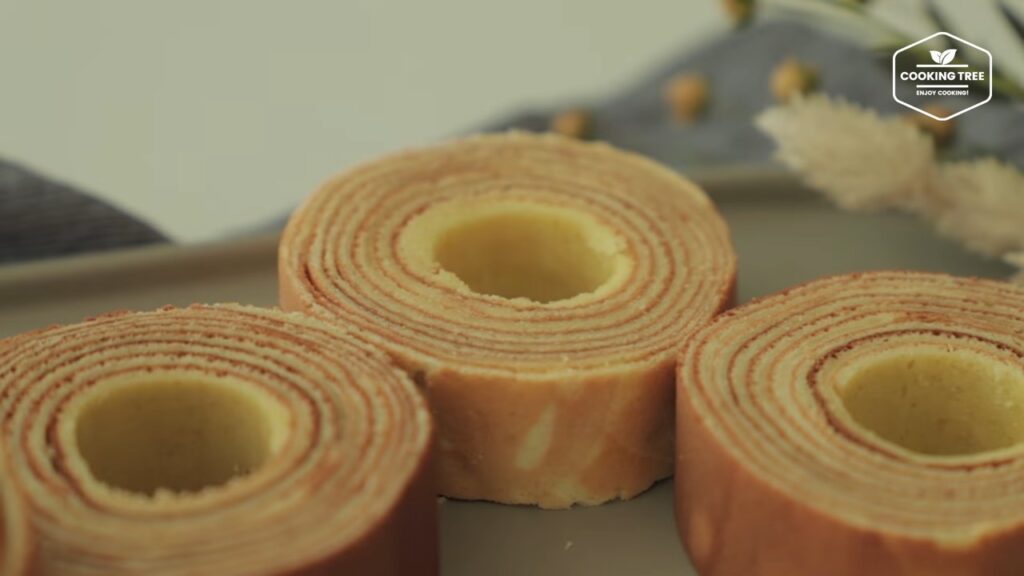 No oven Baumkuchen Tree Cake Recipe Cooking tree