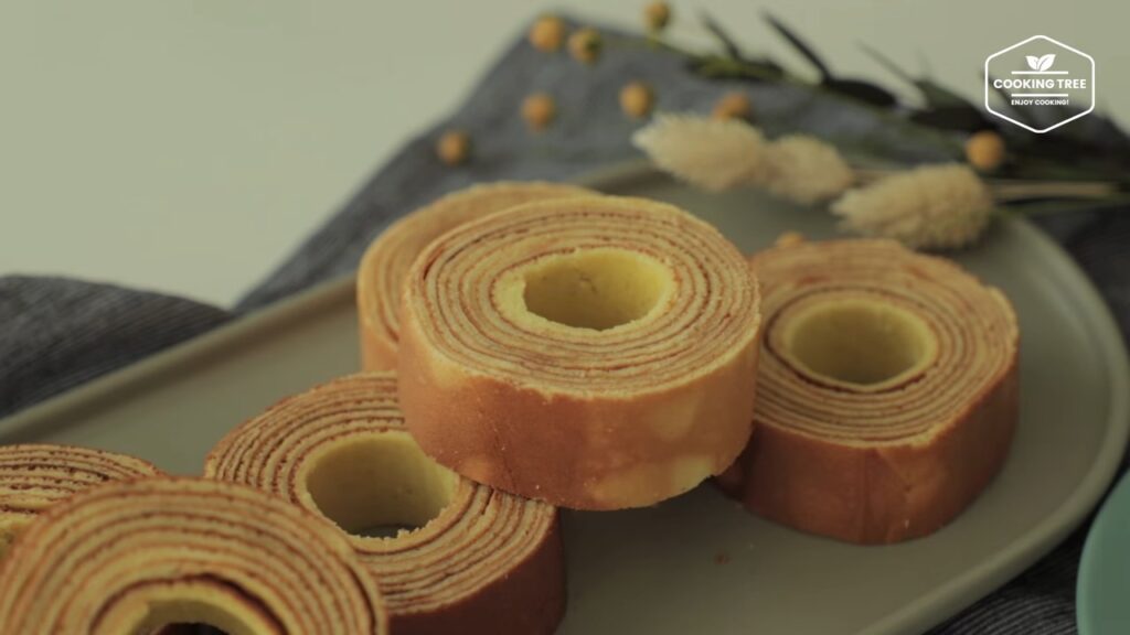 No oven Baumkuchen Tree Cake Recipe Cooking tree