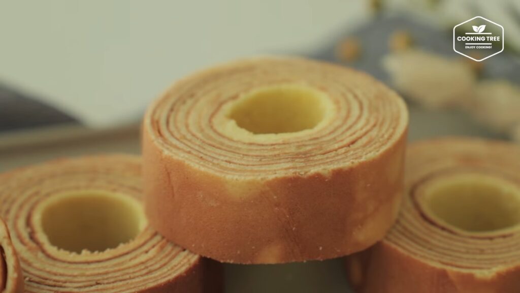 No oven Baumkuchen Tree Cake Recipe Cooking tree