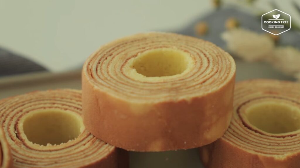 No oven Baumkuchen Tree Cake Recipe Cooking tree