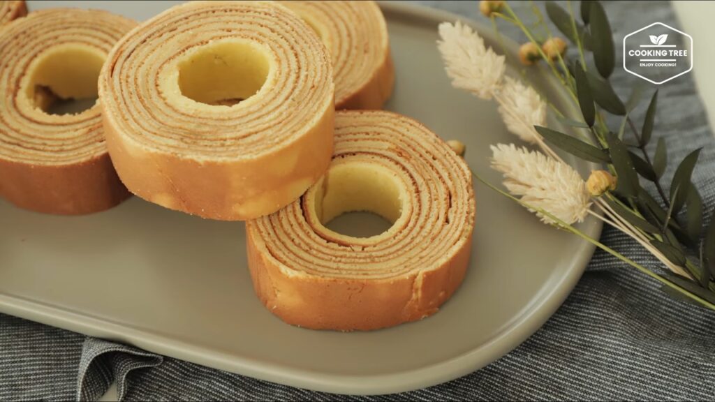 No oven Baumkuchen Tree Cake Recipe Cooking tree