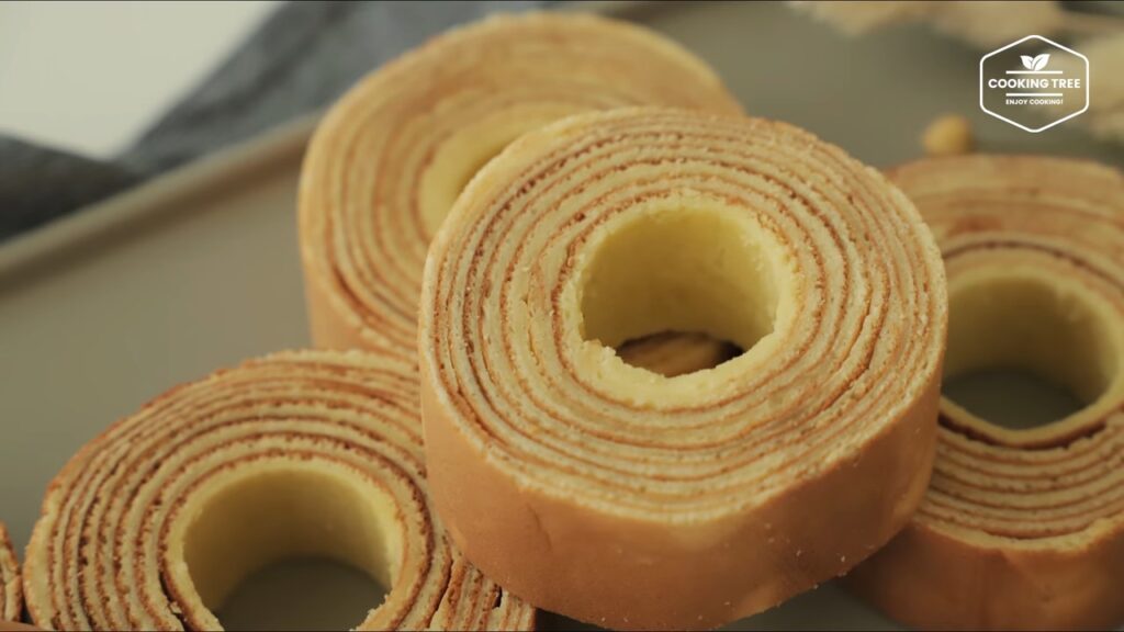 No oven Baumkuchen Tree Cake Recipe Cooking tree