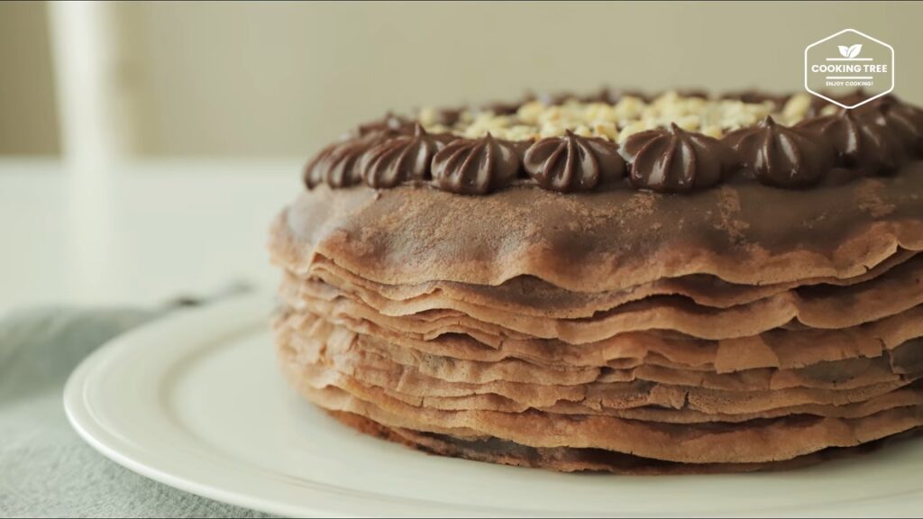 Nutella Choco Crepe Cake Recipe Cooking tree