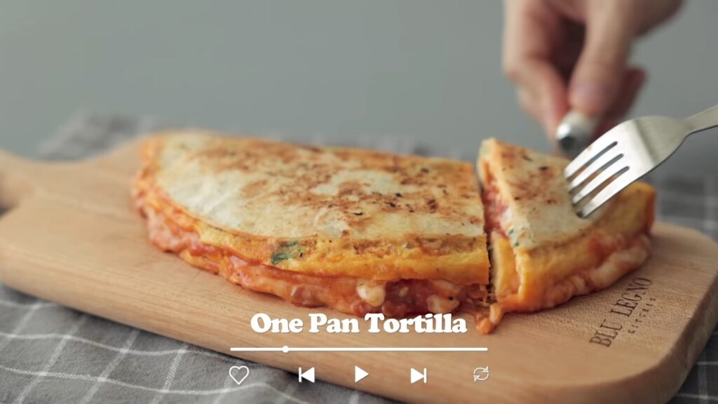 One Pan Tortilla Tomato Egg Recipe Cooking tree