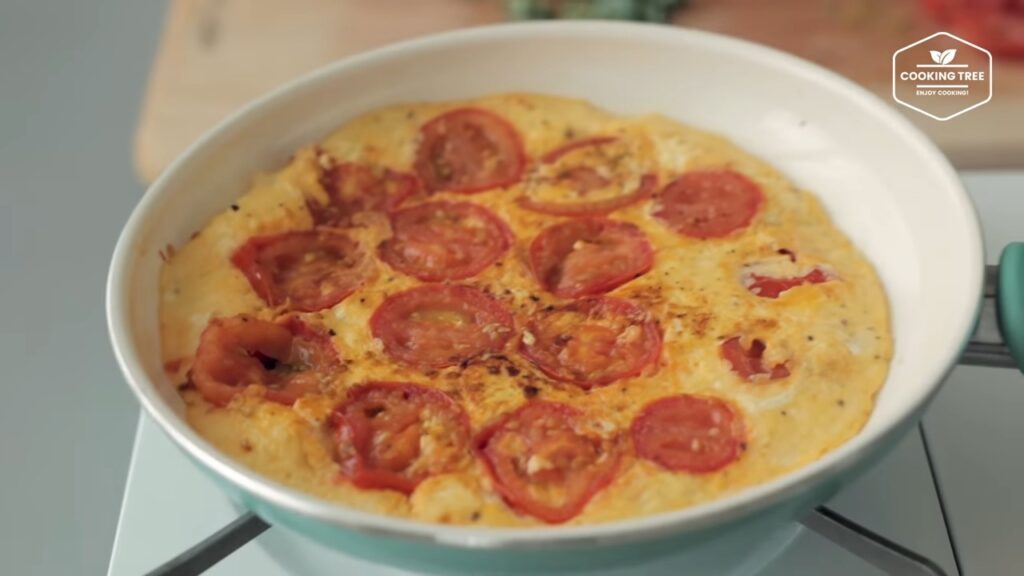 One Pan Tortilla Tomato Egg Recipe Cooking tree